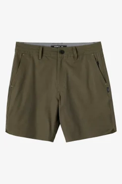 Boy's Utility Scallop Hybrid 16" Hybrid Shorts - Army | O'Neill