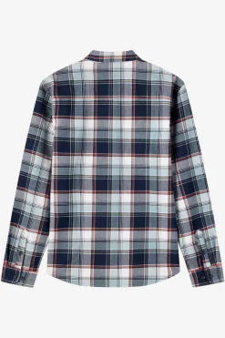 Boy's Winslow Plaid Flannel Long Sleeve Shirt - Navy | O'Neill