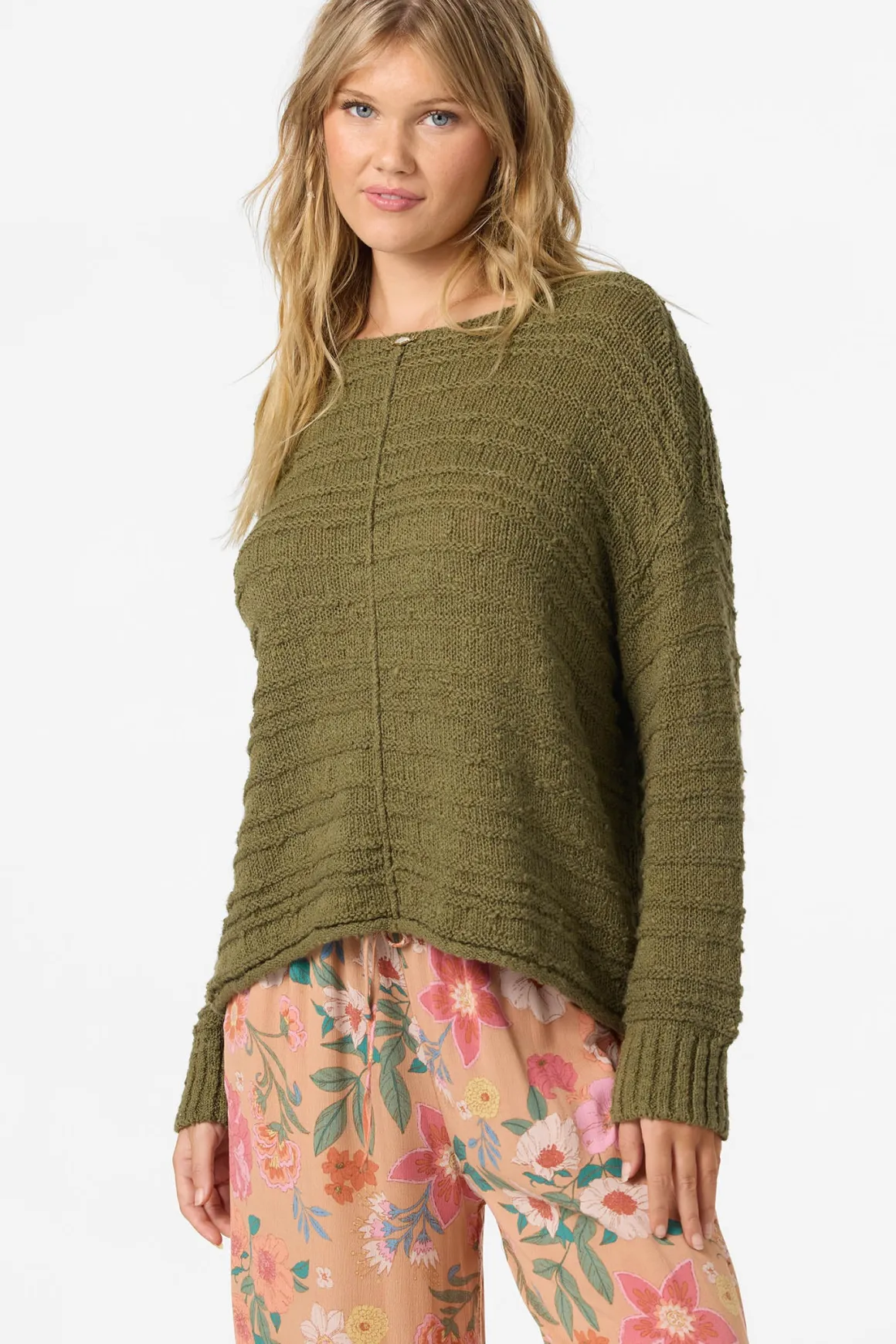 Brayton Long Sleeve Sweater - Martini Olive | O'Neill
