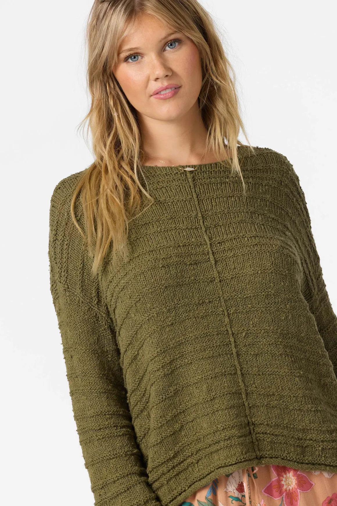 Brayton Long Sleeve Sweater - Martini Olive | O'Neill