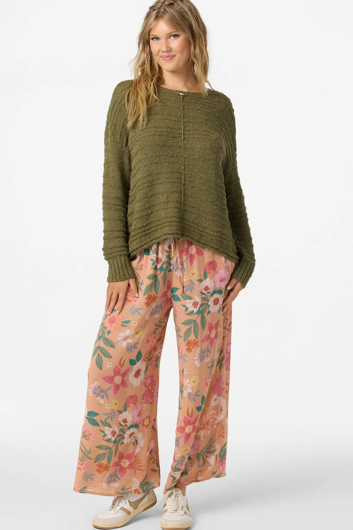 Brayton Long Sleeve Sweater - Martini Olive | O'Neill