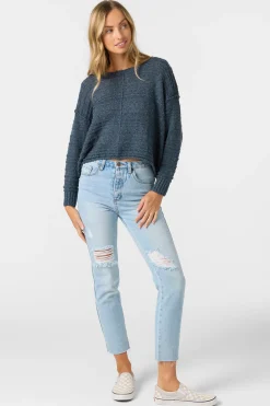 Brayton Long Sleeve Sweater - Slate | O'Neill