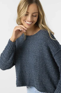 Brayton Long Sleeve Sweater - Slate | O'Neill