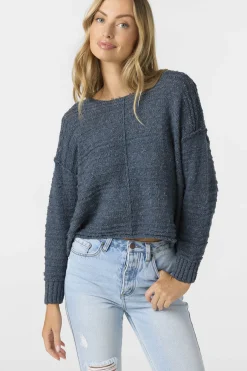 Brayton Long Sleeve Sweater - Slate | O'Neill