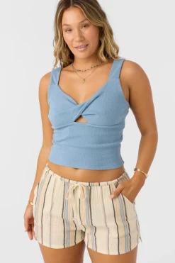 Brenda Stripe Beach Shorts - Tapioca | O'Neill