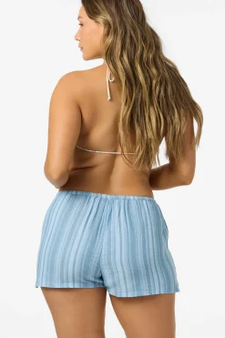 Brenda Waves Stripe Beach Shorts