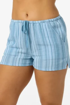 Brenda Waves Stripe Beach Shorts