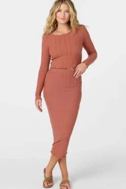 Brennan Midi Skirts - Cedar Wood | O'Neill