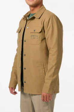 Bronsen High Pile Jacket - Dark Khaki | O'Neill