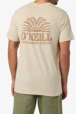 Burst Classic Tee Standard Fit Tee - Lt Khaki | O'Neill