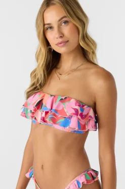 Cabana Floral Diaz Bandeau Top - Multi Clr | O'Neill