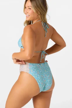 Cabella Long Beach High Waist Cheeky Bottoms - Multi Clr | O'Neill