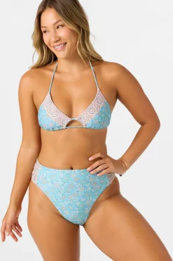 Cabella Long Beach High Waist Cheeky Bottoms - Multi Clr | O'Neill