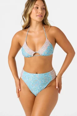 Cabella Long Beach High Waist Cheeky Bottoms - Multi Clr | O'Neill