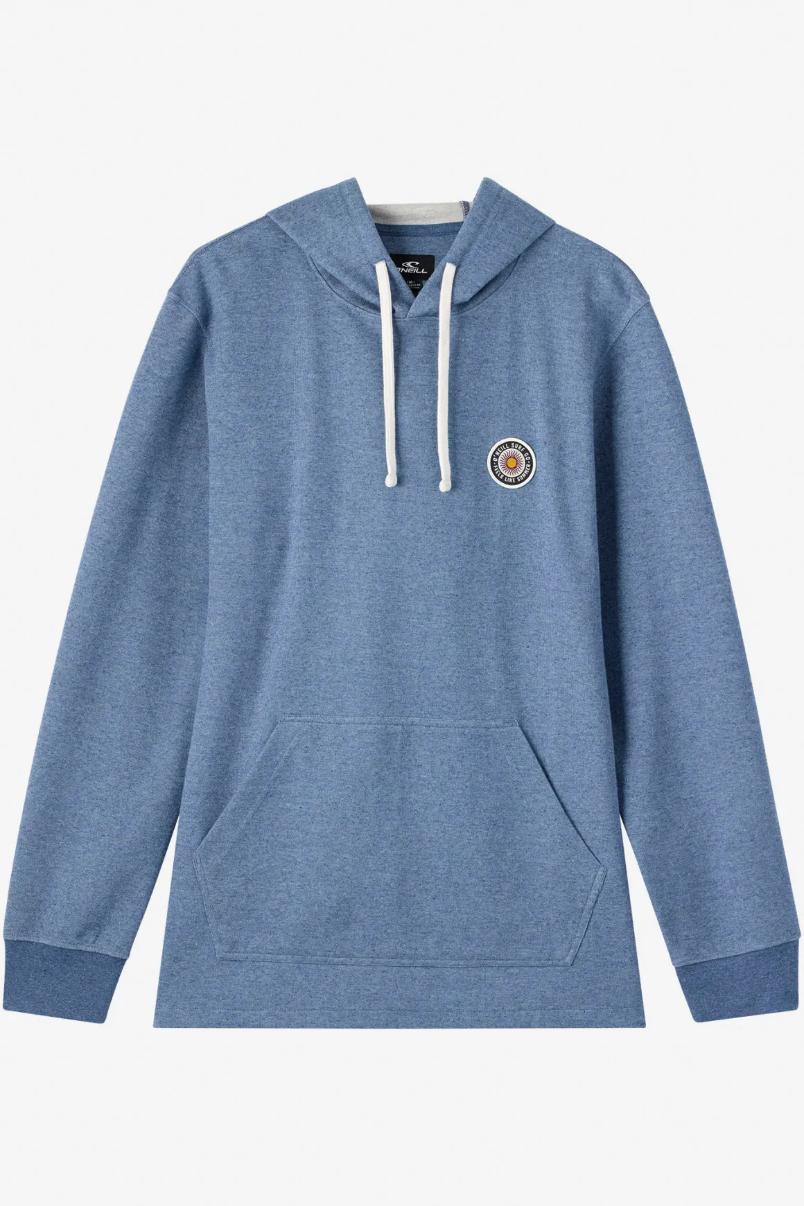 Cantina Hooded Textured Knit Long Sleeve Pullover - Blue Mirage | O'Neill