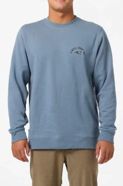 Capitola Crew Crew Neck Fleece - Blue Mirage | O'Neill