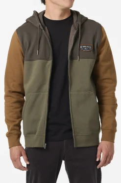Capitola Zip Colorblock Zip Fleece - Multi Clr | O'Neill