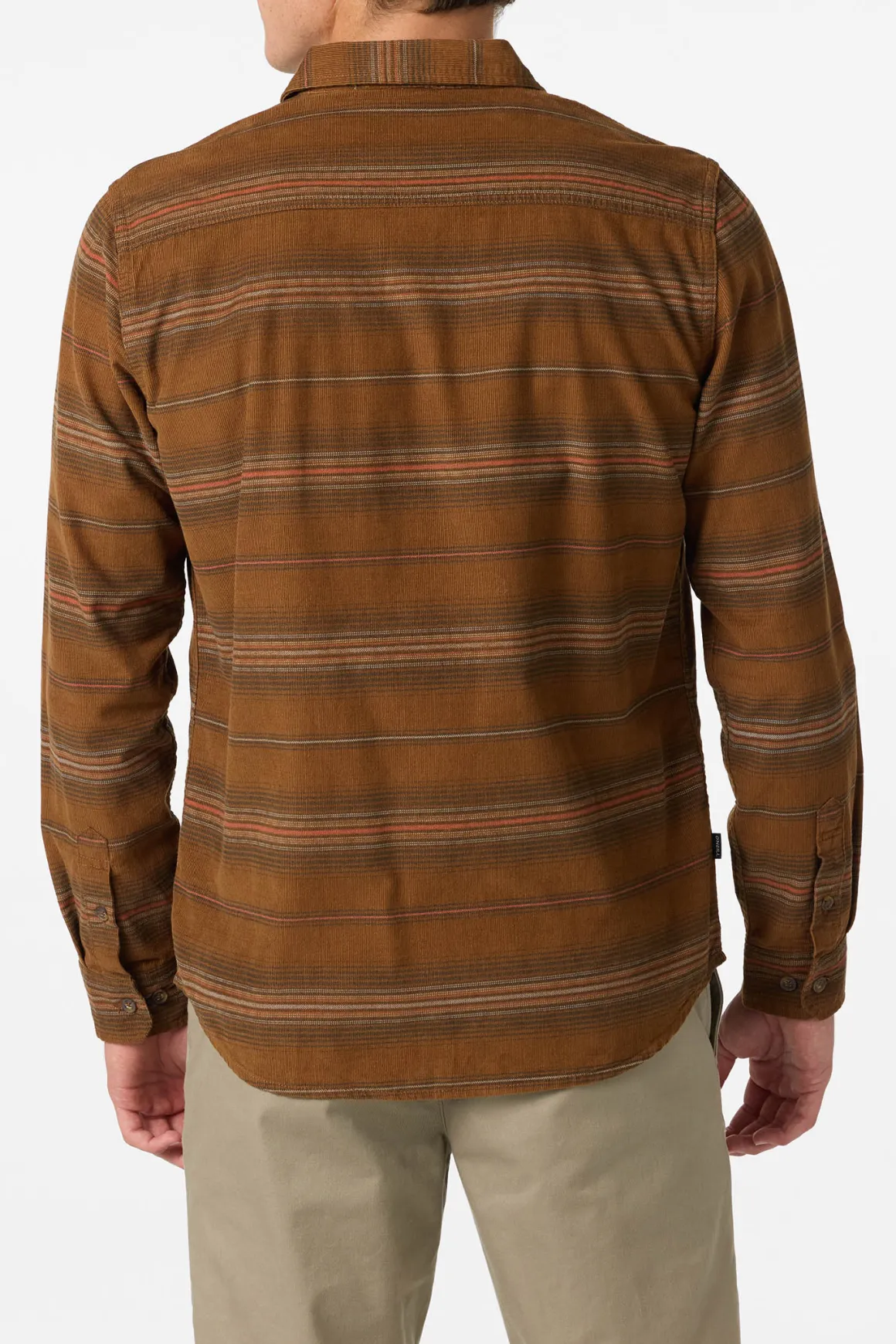 Caruso Stripe Cord Standard Fit Long Sleeve Shirt - Dachshund | O'Neill