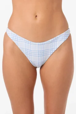 Catamaran Plaid Flamenco Cheeky Bottoms - Azurine | O'Neill