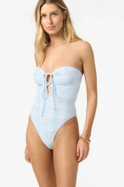 Catamaran Plaid Poolside One-Piece - Azurine | O'Neill