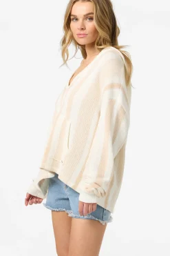 Catamaran Relaxed Hooded Sweater Long Sleeve Top - Tapioca | O'Neill
