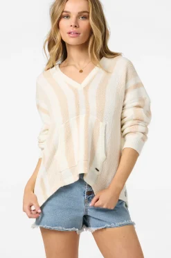 Catamaran Relaxed Hooded Sweater Long Sleeve Top - Tapioca | O'Neill