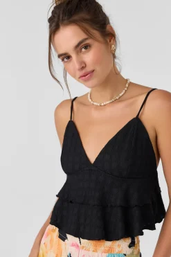 Chloey Sleeveless Top - Black | O'Neill
