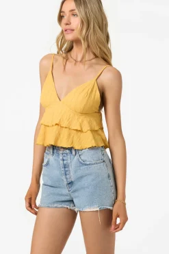 Chloey Sleeveless Top - Bright Gold | O'Neill