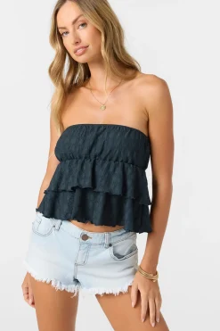 Chloey Sleeveless Tube Top - Slate | O'Neill