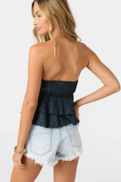 Chloey Sleeveless Tube Top - Slate | O'Neill