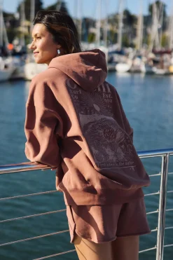 Chore Break Oversized Hoodie Pullover Fleece - Carob Brown | O'Neill