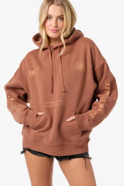 Chore Break Oversized Hoodie Pullover Fleece - Carob Brown | O'Neill