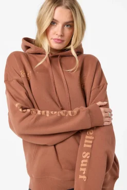 Chore Break Oversized Hoodie Pullover Fleece - Carob Brown | O'Neill