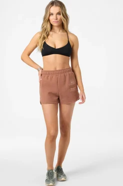 Chore Break Scallop Fleece Lounge Shorts