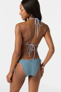 Club House Crochet Skimpy Bottoms - Faded Denim | O'Neill