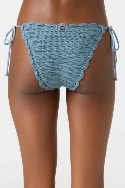 Club House Crochet Skimpy Bottoms - Faded Denim | O'Neill
