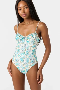 Coastal Floral Kailua One-Piece - Blue Mist | O'Neill