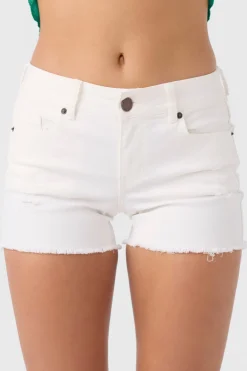 Cody White Denim Shorts - White | O'Neill