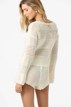 Consuelo Long Sleeve Sweater - Winter White | O'Neill