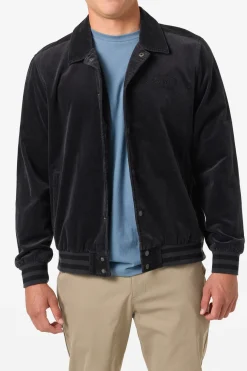 Cowell Cord Bomber Varsity Jacket - Phantom | O'Neill