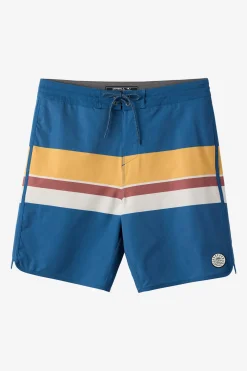 Cruzer Stripe Scallop 18" Boardshorts - Indigo | O'Neill