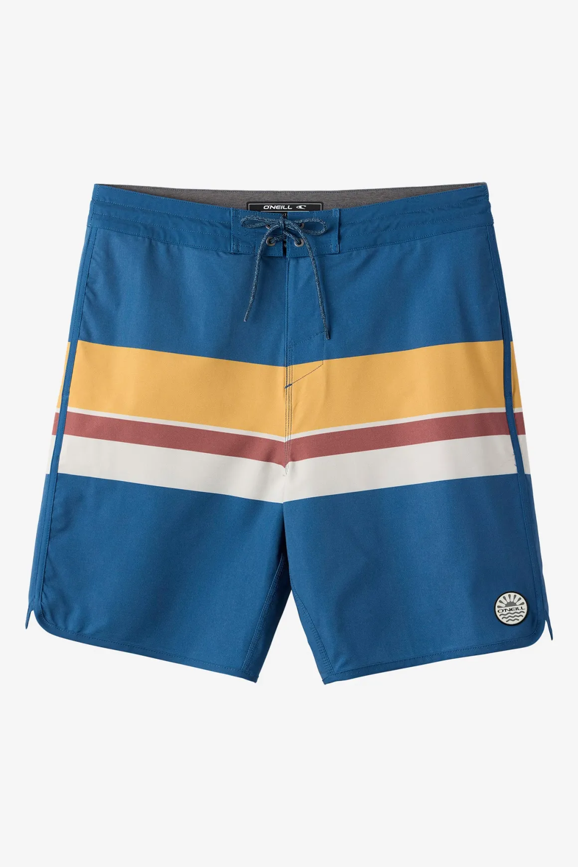 Cruzer Stripe Scallop 18" Boardshorts - Indigo | O'Neill