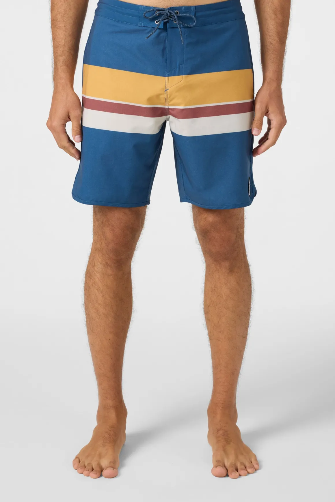 Cruzer Stripe Scallop 18" Boardshorts - Indigo | O'Neill