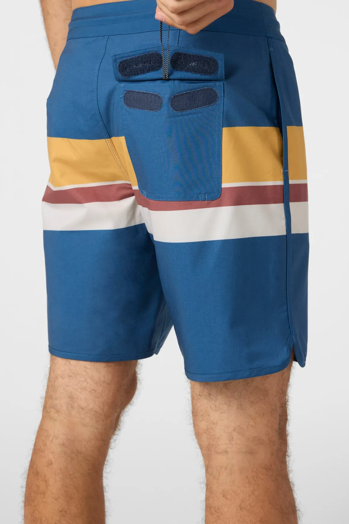 Cruzer Stripe Scallop 18" Boardshorts - Indigo | O'Neill