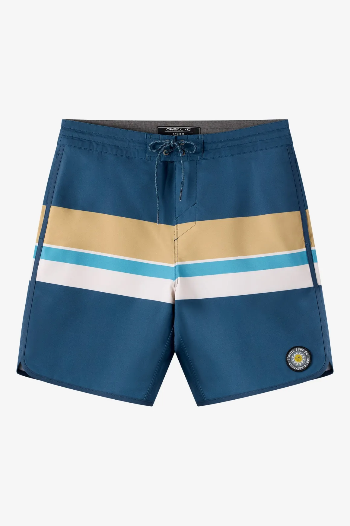 Cruzer Stripe Scallop 18" Boardshorts - Midnight Navy 2 | O'Neill