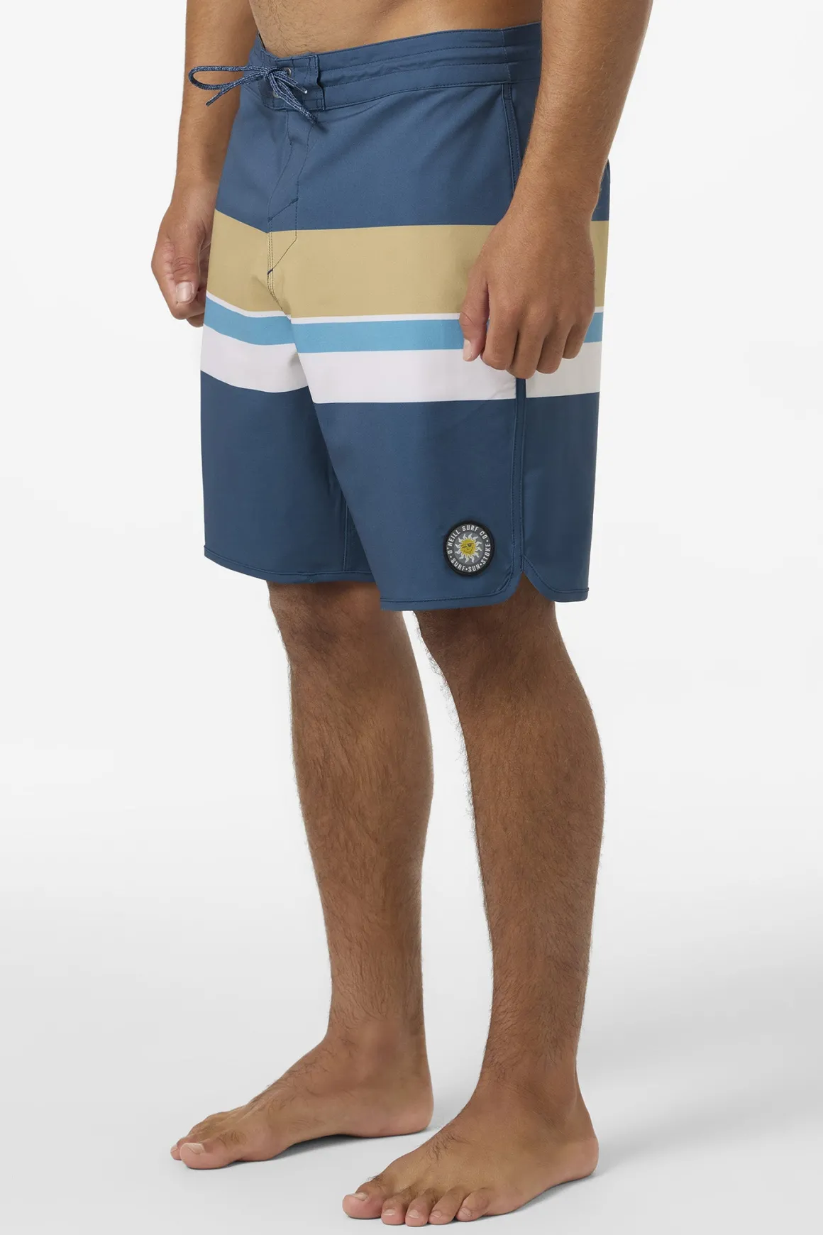 Cruzer Stripe Scallop 18" Boardshorts - Midnight Navy 2 | O'Neill
