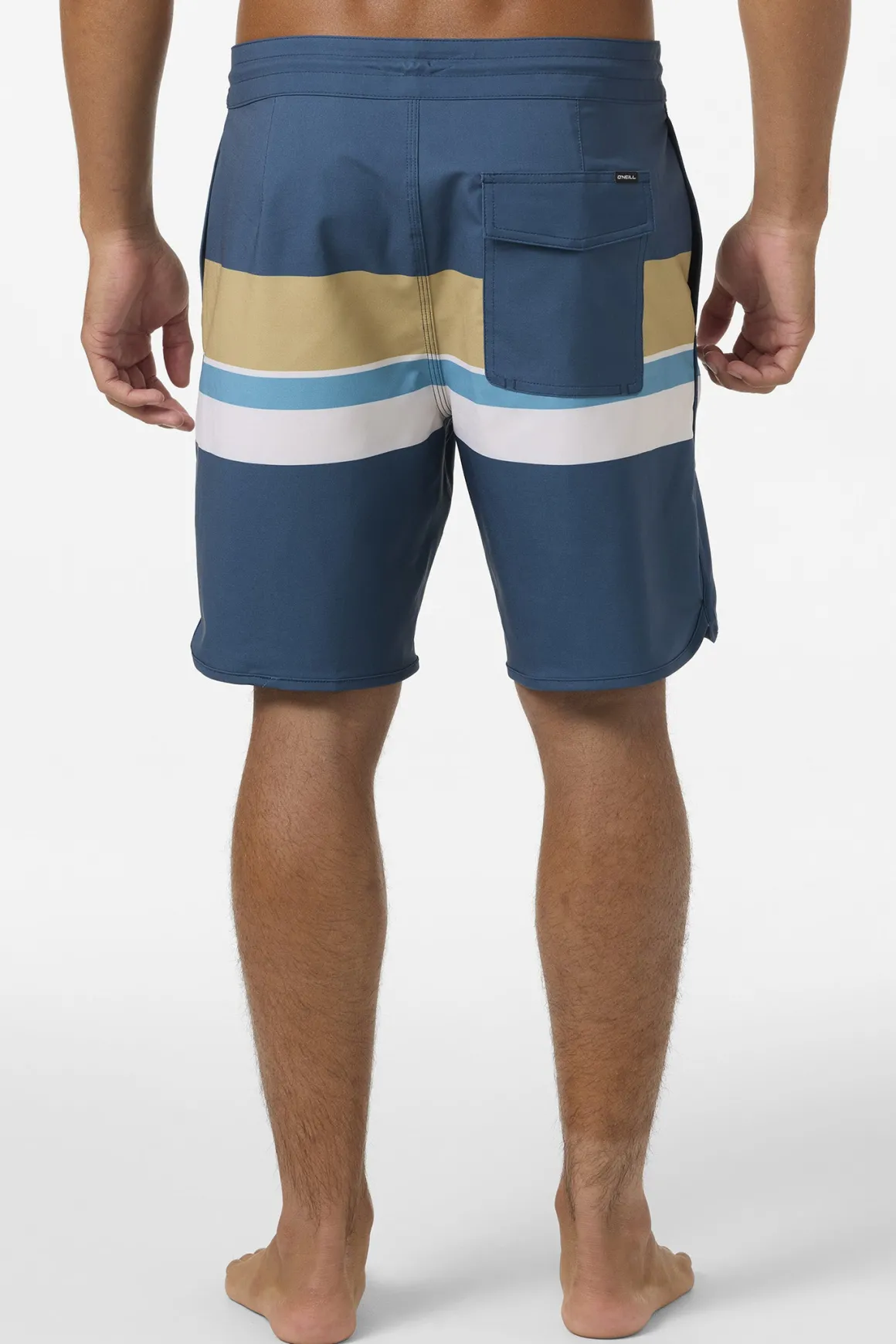 Cruzer Stripe Scallop 18" Boardshorts - Midnight Navy 2 | O'Neill