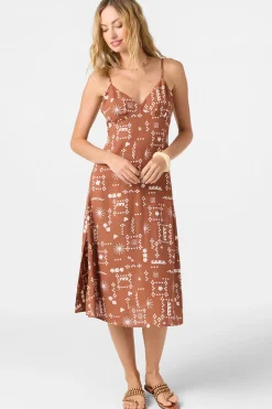 Darleen Midi Dress - Rustic Brown | O'Neill