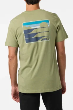 Dawn Classic Tee Standard Fit Tee - Oil Green | O'Neill