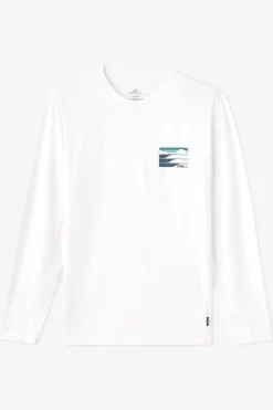 Dawn Upf Ls Tee Standard Fit Long Sleeve Tee - White | O'Neill